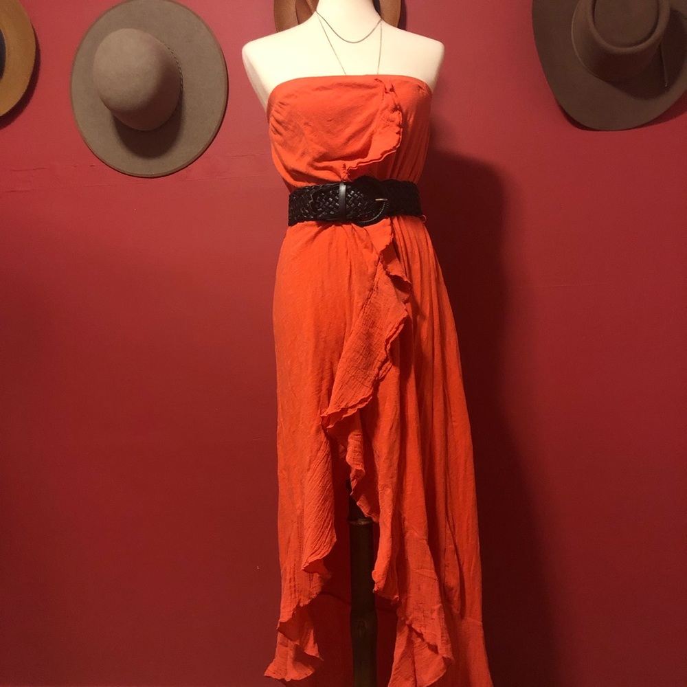 Ruffle maxi +belt ♥️